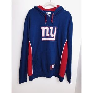 NY Giants Team Apparel Blue Logo Hoodie